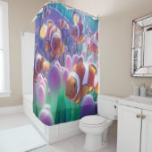 Rideaux De Douche Poissons Nemo de clown (En situation)