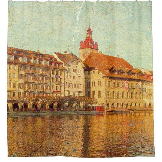 Rideaux De Douche Polaroids from Lucerne (Devant)