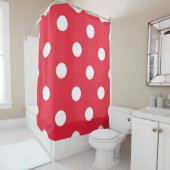 Rideaux De Douche Polka dot (En situation)