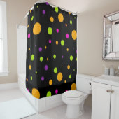 Rideaux De Douche Polka dot (En situation)