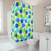 Rideaux De Douche Polka dot (En situation)