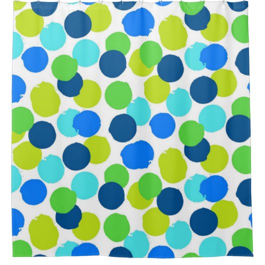 Rideaux De Douche Polka dot (Devant)