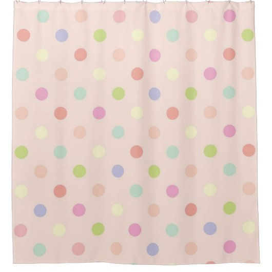 Rideaux De Douche Polka dot (Devant)