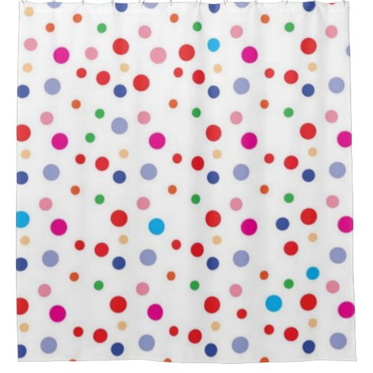 Rideaux De Douche Polka dot (Devant)