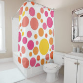 Rideaux De Douche Polka dot (En situation)