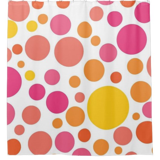 Rideaux De Douche Polka dot (Devant)