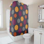 Rideaux De Douche Polka dot (En situation)