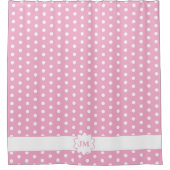 Rideaux De Douche Polka Dot Monogram (Devant)