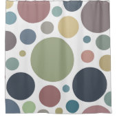Rideaux De Douche Polka-Dots Cool d'humeur (Devant)
