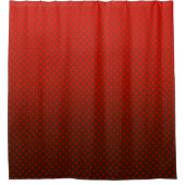 Rideaux De Douche Polka point dégradé rouge noir couleurs foncé (Devant)