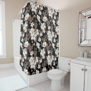 Rideaux De Douche Pomme fleurs