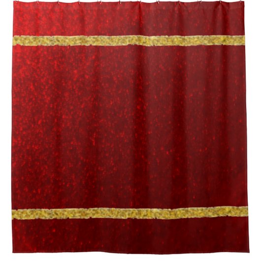 Rideaux De Douche Pommes de sucre Rouge Or (Devant)
