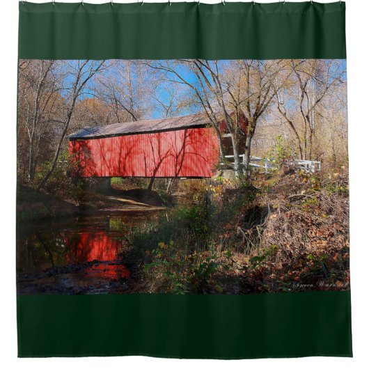 Rideaux De Douche Pont couvert de Cedar Creek, Missouri (Devant)