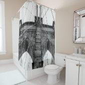 Rideaux De Douche Pont de New York City Brooklyn (En situation)