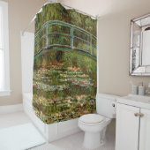 Rideaux De Douche Pont français de Monet Giverney (En situation)