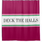 Rideaux De Douche PONT HALLS Amusants Rouge Vert Rose Blancs (Devant)