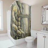 Rideaux De Douche Pont main en pierre mignon Imaginaire (En situation)