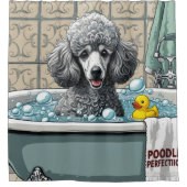 Rideaux De Douche Poodé Sleepy Sleepy mignon (Devant)