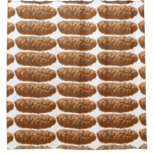 Rideaux De Douche Poop à 8 bits pour pixels