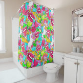 Rideaux De Douche Pop Art (En situation)