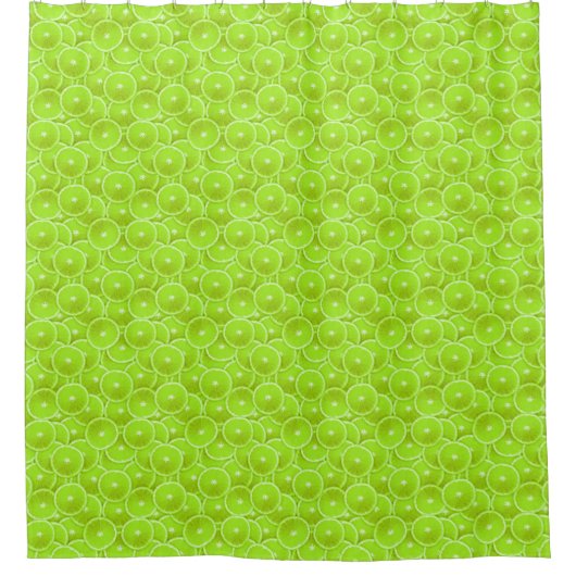 Rideaux De Douche Pop Art Lime Slices (Devant)