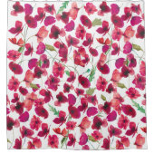 Rideaux De Douche Poppies rose violet Galore Motif (Devant)