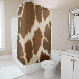 Rideaux De Douche Populaire Vache Faux Cuir Elégante Collection
