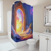 Rideaux De Douche Porte au paradis (En situation)