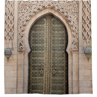 RIDEAUX DE DOUCHE PORTE EN BOIS GRIS