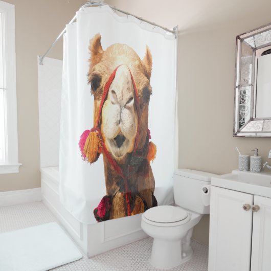 Rideaux De Douche Portrait de Camel Cute (En situation)