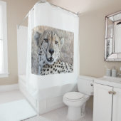 Rideaux De Douche Portrait de Cheetah (En situation)