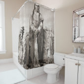 Rideaux De Douche Portrait de Crazy Horse (En situation)