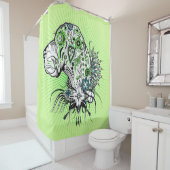 Rideaux De Douche Portrait de Dogue Allemand (En situation)