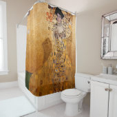 Rideaux De Douche Portrait de Gustav Klimt d'Adel Bloch Bauer 1907 (En situation)