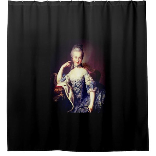 Rideaux De Douche Portrait de Marie Antoinette - Martin van Meytens (Devant)