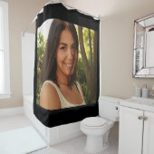 Rideaux De Douche Portrait d'une jeune fille (En situation)