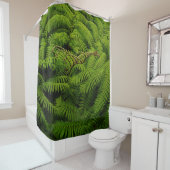 Rideaux De Douche Portrait Feuille de Fern (En situation)