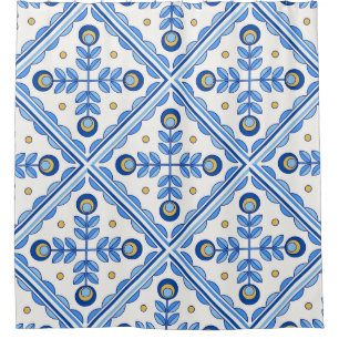 Rideaux De Douche Portugal traditionnel Lisbonne azulejo céramique c