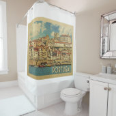 Rideaux De Douche Portugal Vintage voyage (En situation)