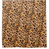 Rideaux De Douche Poster de animal léopard (Devant)