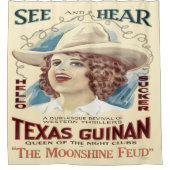 Rideaux De Douche Poster de la chanteuse Texas Cowgirl (Devant)
