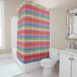 Rideaux De Douche Potty Plaid FAP