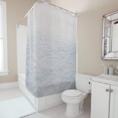 Rideaux De Douche Poudre blanche (En situation)