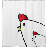 Rideaux De Douche Poulets (Devant)