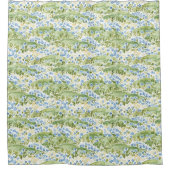 Rideaux De Douche Prairie aux Fleurs Bleues (Devant)
