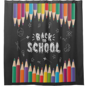 Rideaux De Douche Première Journée De Chemise D'École, Bienvenue À L