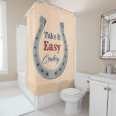 Rideaux De Douche Prenez facilement Cowboy (En situation)