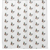 Rideaux De Douche Preppy Mallard Duck (Devant)