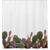 Rideaux De Douche Prickly Pear Cactus Désert tendance (Devant)
