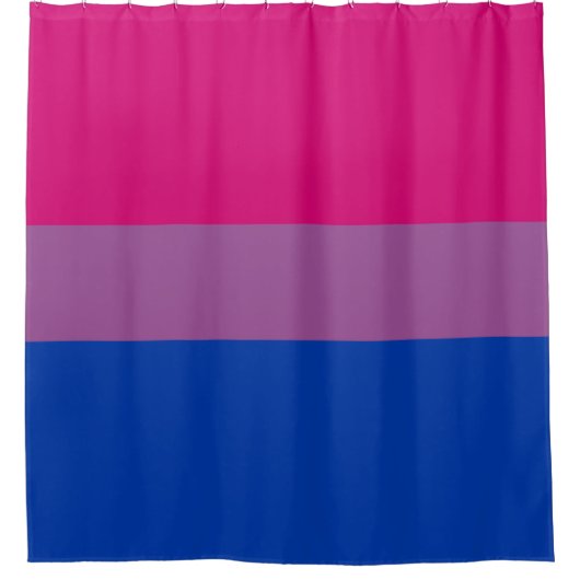 Rideaux De Douche Pride bisexuelle (Bi Drapeau) (Devant)